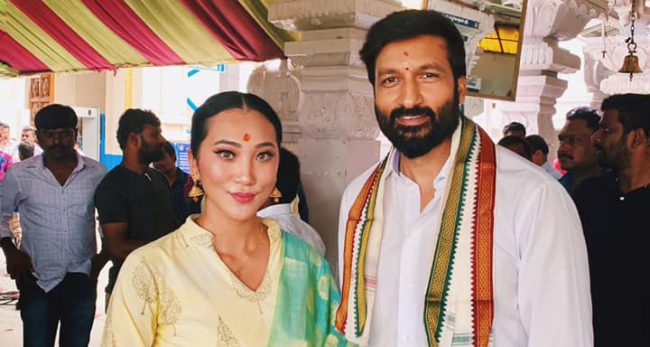 नेपाली अभिनेत्री परमिताले तेलुगू फिल्म खेल्दै
