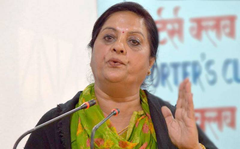 सरकार र निर्वाचन आयोगले चुनावको वातावरण बनाउनुपर्ने आवश्यकता छः पुष्पा भुसाल