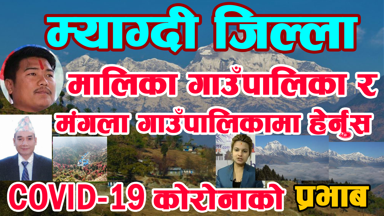 (म्याग्दी जिल्ला) मालिका गाउँपालिका र मंगला गाउँपालिकामा हेर्नुस् COVID-19को प्रभाब