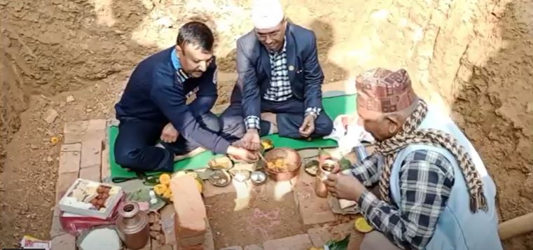 पाणिनी गाउँपालिकामा प्रहरी चौकीको सिलन्यास