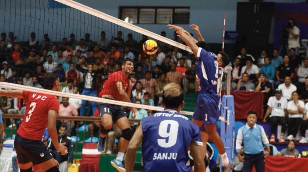 एनभीए पुरुष तर्फको भलिबलमा टिपटप हेल्प नेपाल विजयी