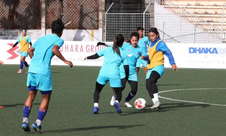 नेपाली राष्ट्रिय महिला फुटबल टोलीले आज बंगलादेशसँग खेल्दै