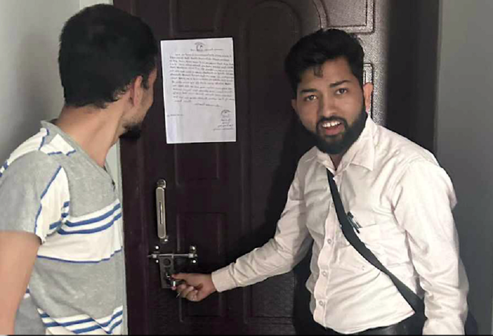 शुल्क वृद्धिको बिरोधमा सीटीईभीटी कार्यालयमा तालाबन्दी