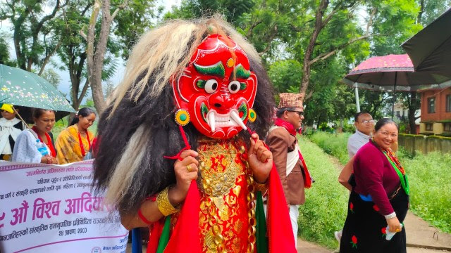 २९ औँ  विश्व आदिवासी दिवस मनाईदै