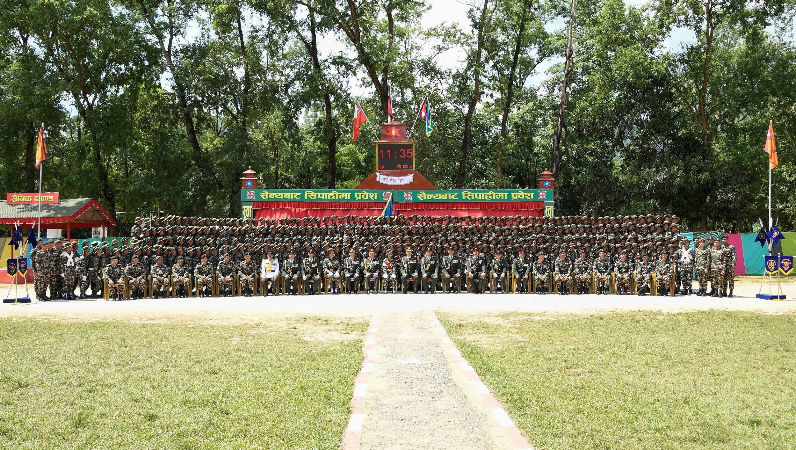 ६२८ जना महिलासहित ३ हजार ९१६ जना सैनिक दीक्षित