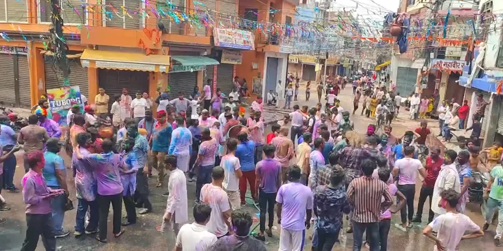 जनकपुरमा बुधबार मनाइयो होली