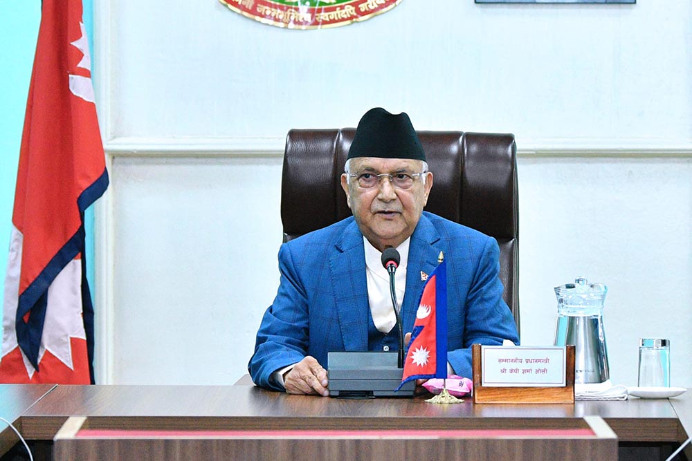 रवि, बालेन र कुलमान लक्षित ओलीको टिप्पणीः ‘कुखुरा, बाख्रा र स्यालको मोर्चा गरेर बाघको शिकार हुँदैन’