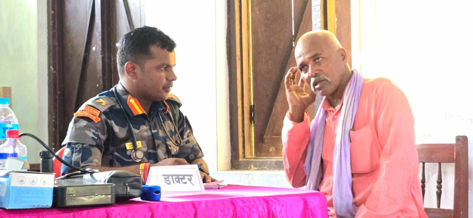 सीमा ईलाकामा निःशुल्क स्वास्थ्य शिविर सञ्चालन