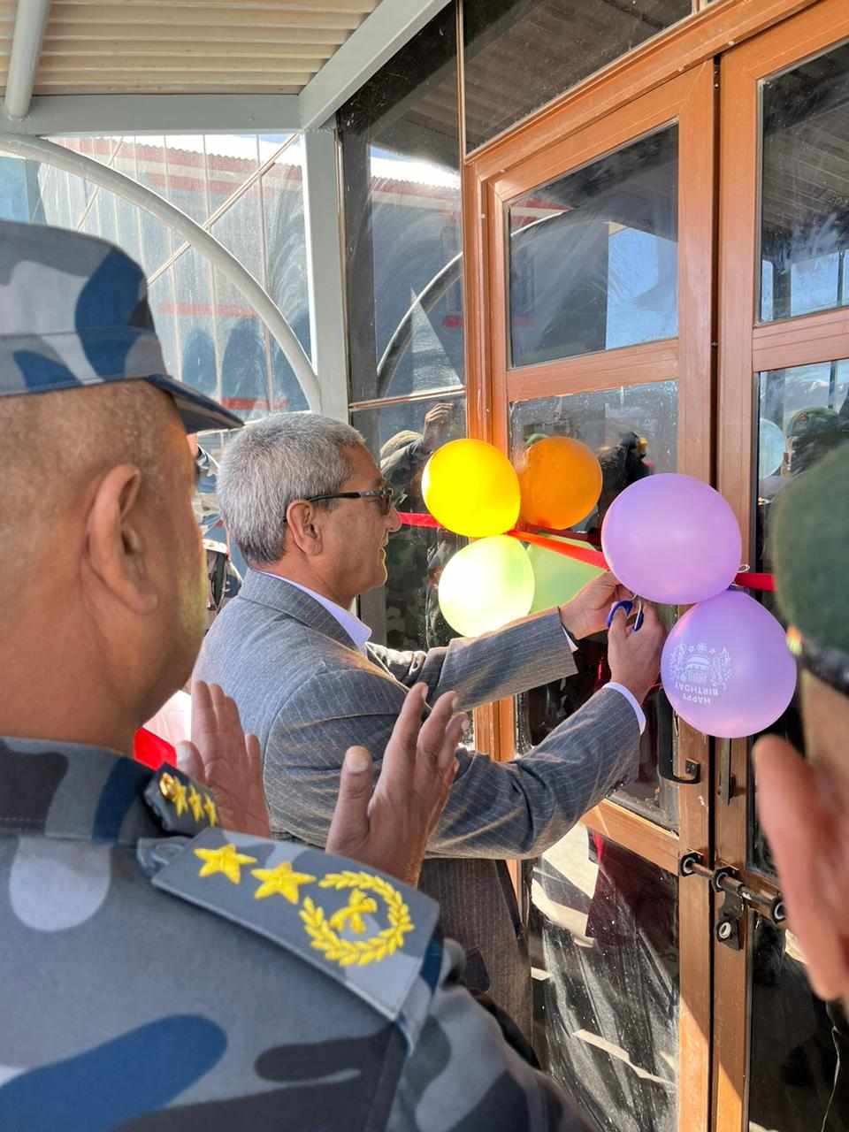 माननीय गृहमन्त्री रमेश लेखकद्धारा नवनिर्मित कार्यालय भवनको उद्घाटन