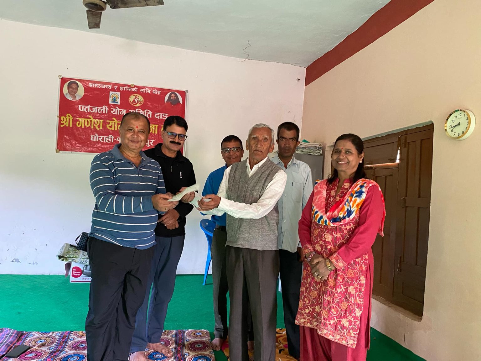 गणेश मन्दिरमा एक लाखको अक्षयकोष स्थापना