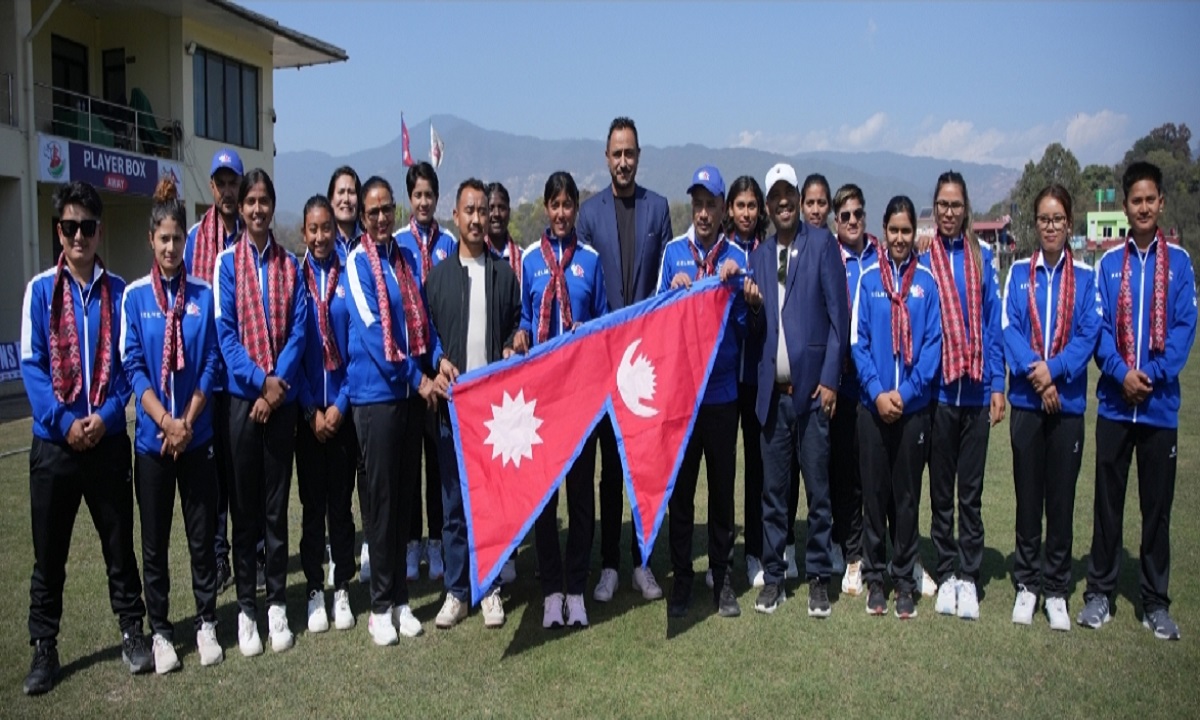 नेपाली महिला क्रिकेट टोलीको बिदाइ