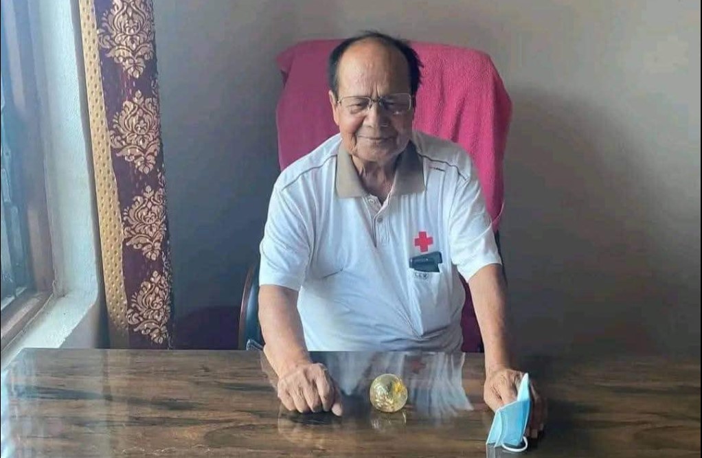 रेडक्रस दाङका पूर्व सभापति नारायण आचार्यको अन्त्यष्टि आज