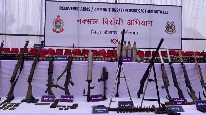 प्रहरीसँगको दोहोरो भिडन्तमा  छत्तीसगढ र तेलंगानाको सिमानामा  ३१ माओवादी मारिए
