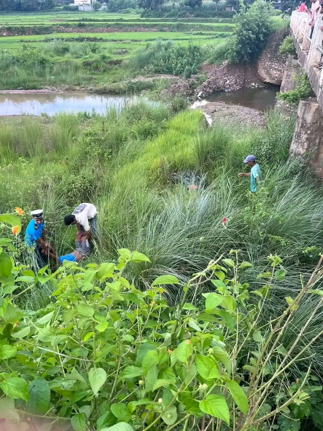 अटोरिक्सा मर्स्याङ्दीमा खस्दा ६ जना घाइते