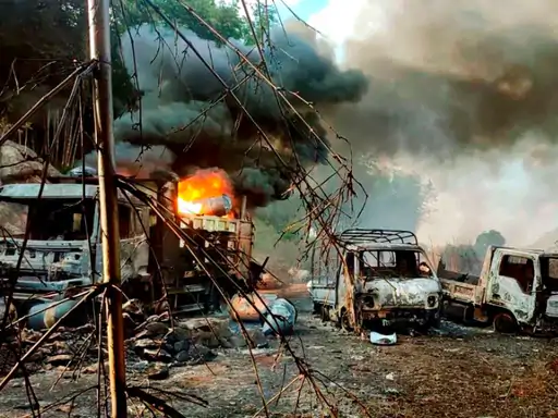 म्यान्मारको बौद्ध बिहारमा हवाई आक्रमण, २३ को मृत्यु