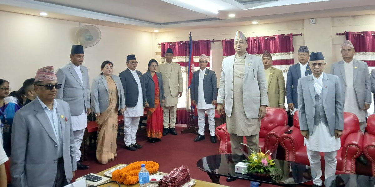 बागमती प्रदेशमा मन्त्रिपरिषद् विस्तार, पाँच जना मन्त्रीले लिए सपथ