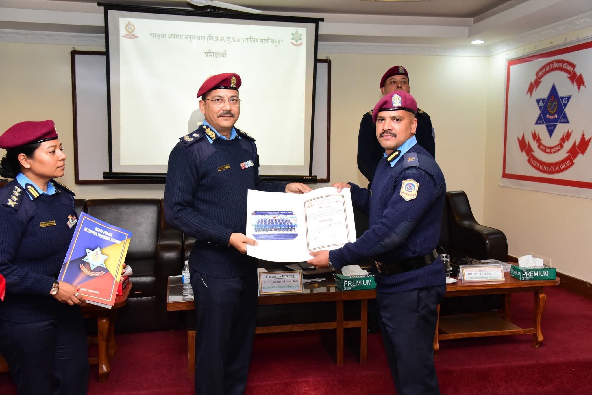AIGP शाहको प्रमुख आतिथ्यतामा साईबर अपराध अनुसन्धान तालिम सातौं समूहको समापन