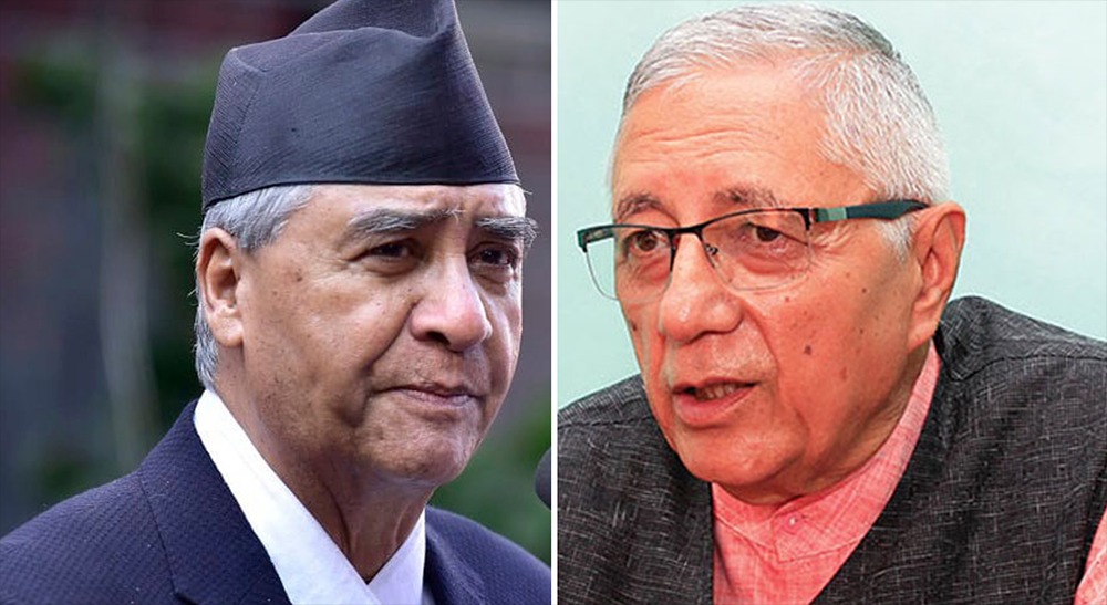देउवालाई भेटेर शेखरले भने- ‘पार्टी फुट्न लाग्यो’