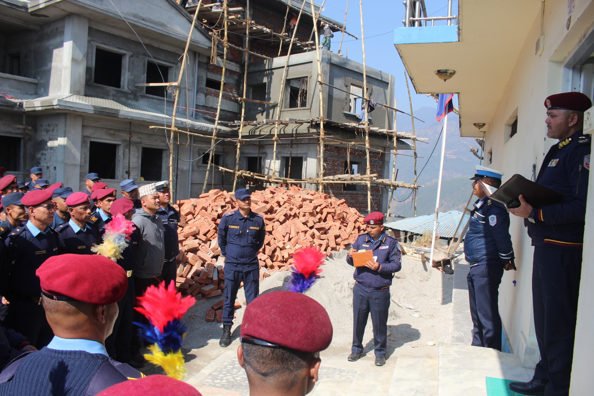 AIGP राठौरद्वारा जि.प्र.का. जाजरकोटको निरीक्षण तथा निर्देशन सम्वोधन कार्यक्रम सम्पन्न