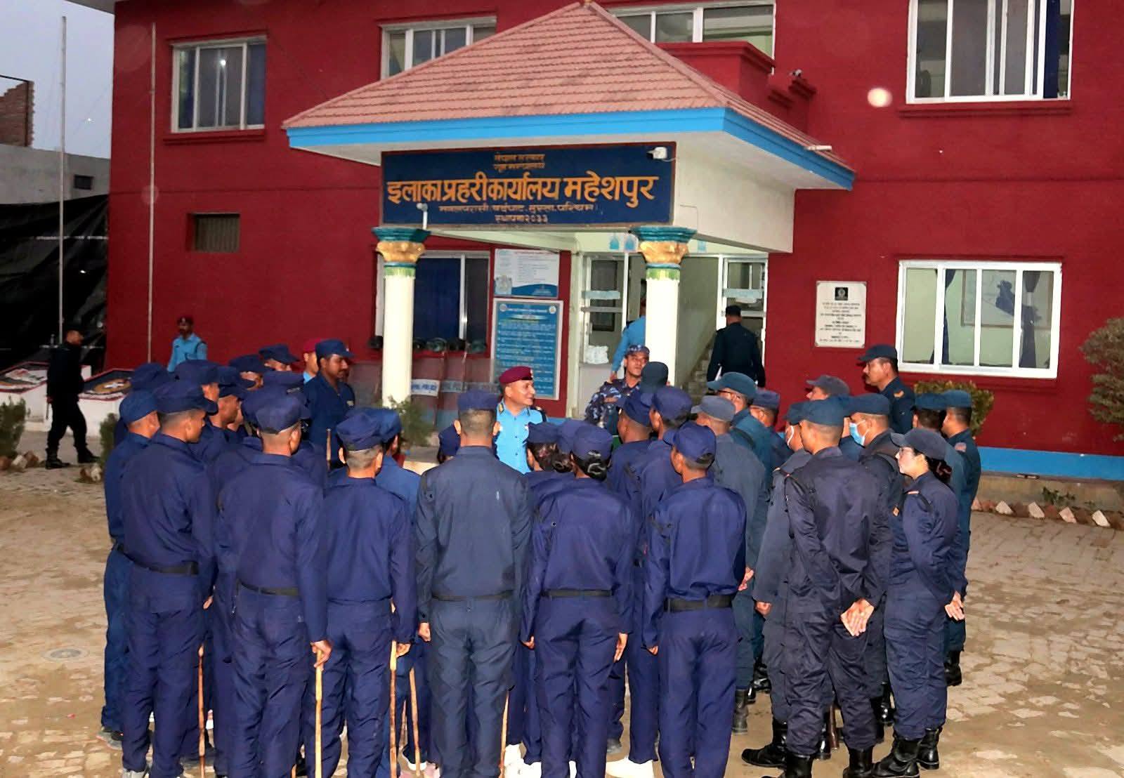 DIGP खत्रीद्वारा निर्वाचन सुरक्षा तयारीको निरीक्षण