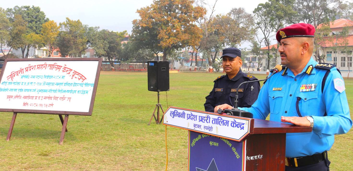 SSP राठौरद्वारा निर्वाचनको लागी खटीने प्रहरीलाई बिशेष निर्देशन