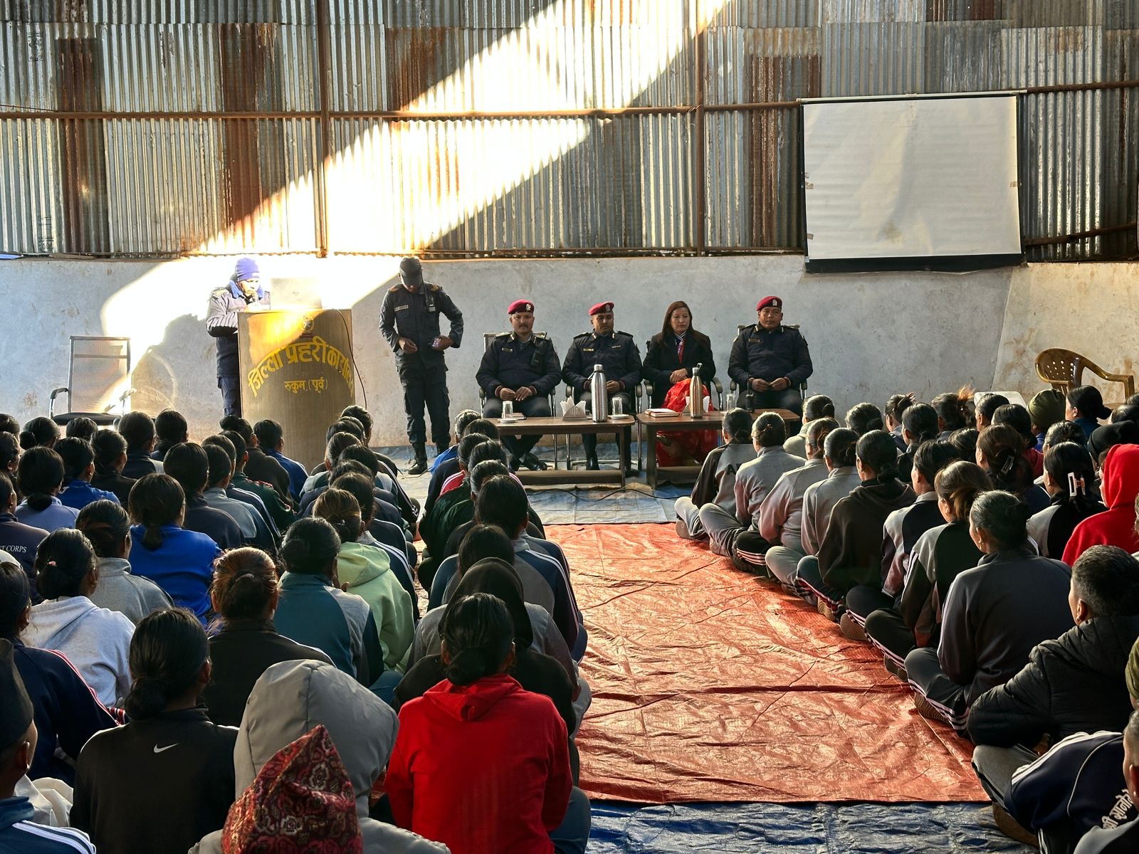 रुकुम पुर्बमा निर्वाचन प्रहरी तालीम उदघाट्न कार्यक्रम सम्पन्न