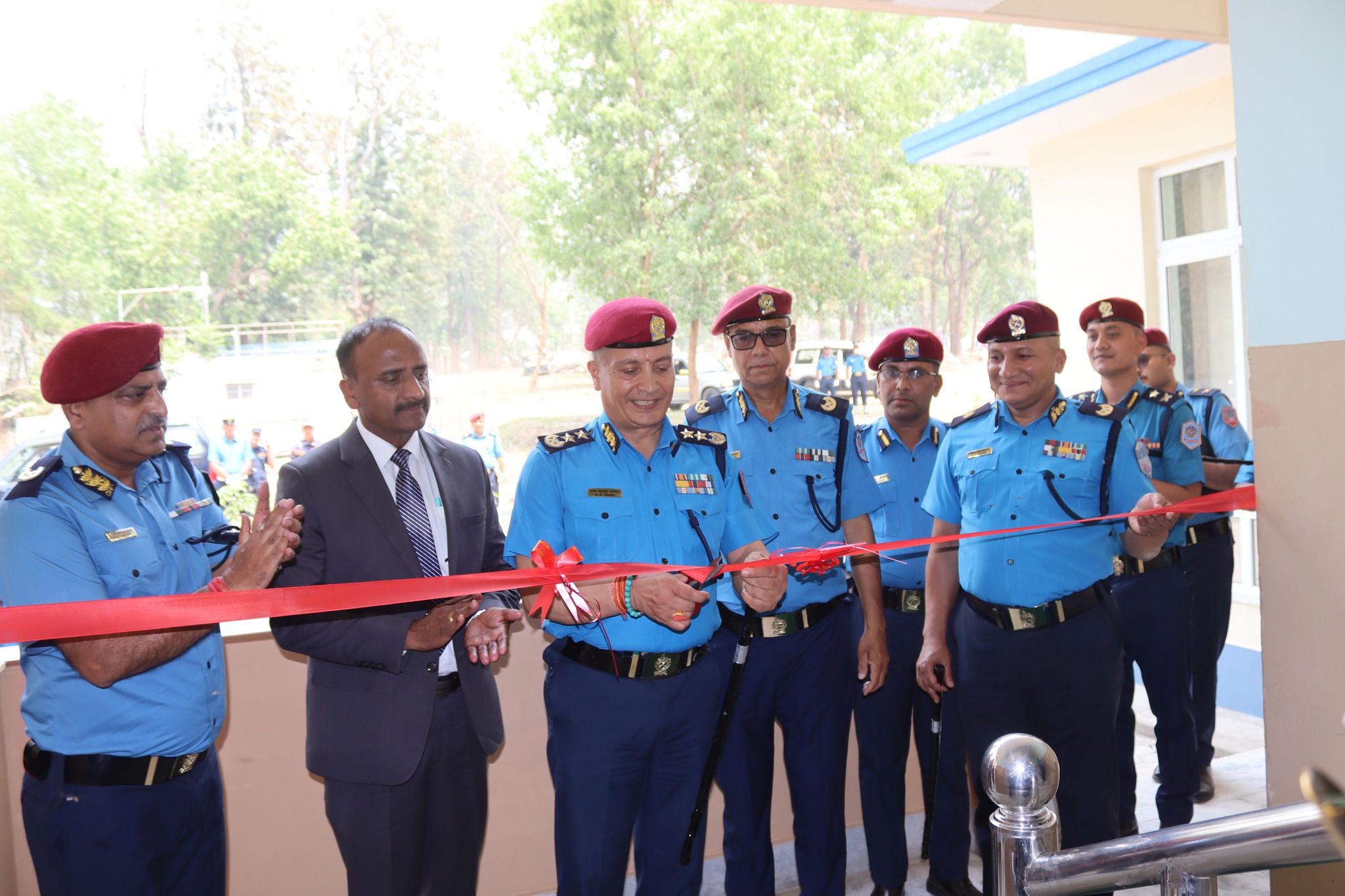 IGP कार्कीद्वारा कर्णालीमा सिनियर प्रहरी अधिकृत निवास भवनको समुद्‌घाटन