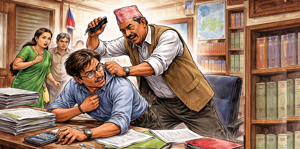 नगर प्रमुखकै हातबाट कर्मचारी कुटिए, सुरक्षाको माग गर्दै प्रशासनमा निवेदन