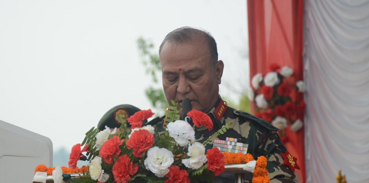 ‘शान्ति मिसनमा संलग्न फौजको घट्दो संख्याले सैनिक कल्याण कार्यक्रम प्रभावित’ : प्रधान सेनापति सिग्देल