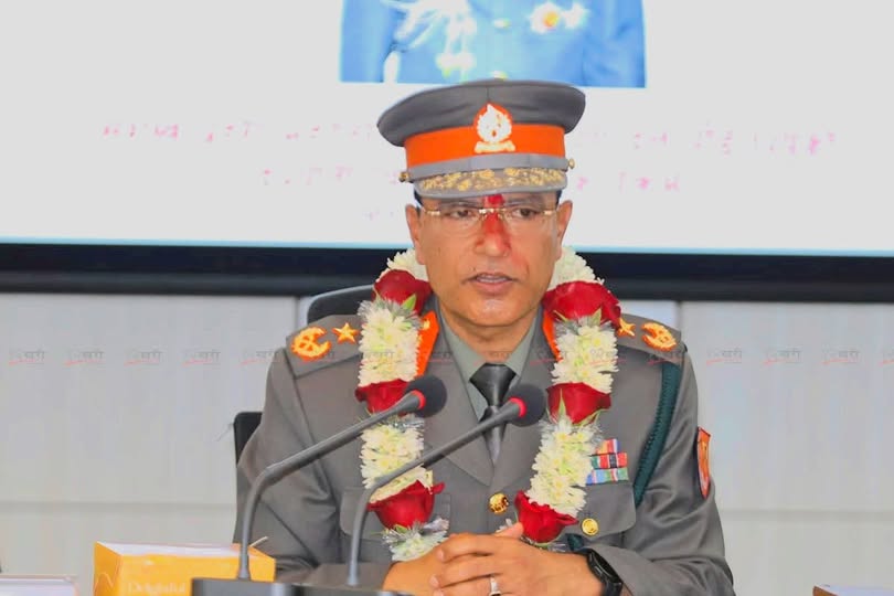 सशस्त्र प्रहरीलाई विश्वासिलो सुरक्षा संस्थाका रूपमा विकास गरिनेछ : IGP पौडेल
