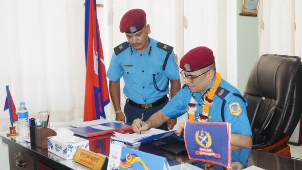 सुदूरपश्चिम प्रदेश प्रहरी प्रमुख DIGP सानुराम भट्टराईबाट पदभार ग्रहण