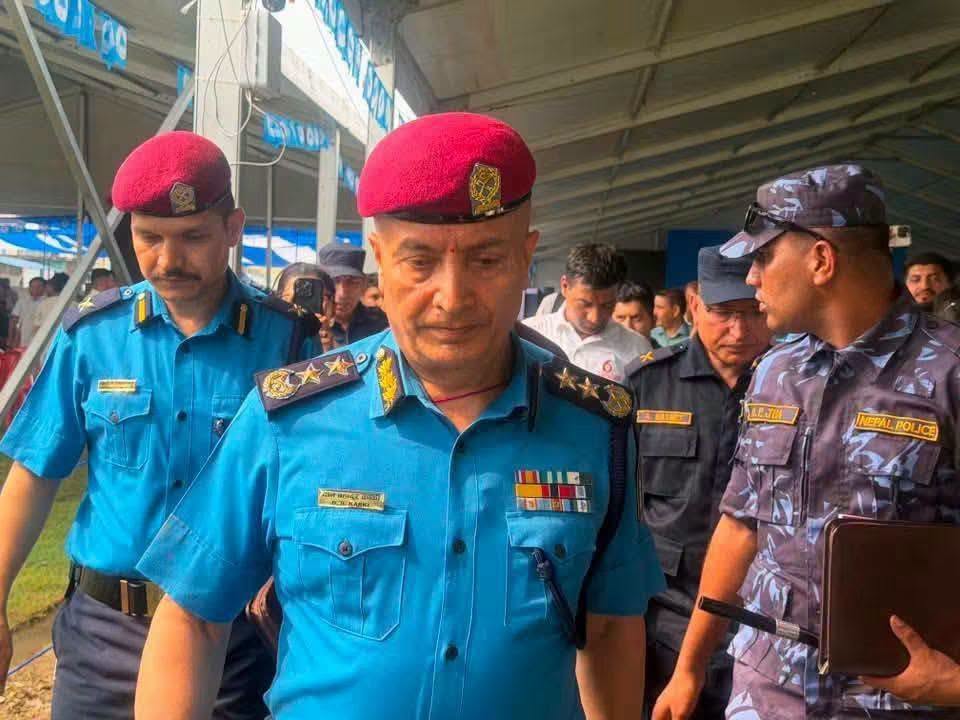 IGPदान कार्कीद्वारा चितवनमा भइरहेको राष्ट्रिय स्वतन्त्र पार्टीको प्रथम राष्ट्रिय महाधिवेशन स्थल निरीक्षण{फोटो फिचर}