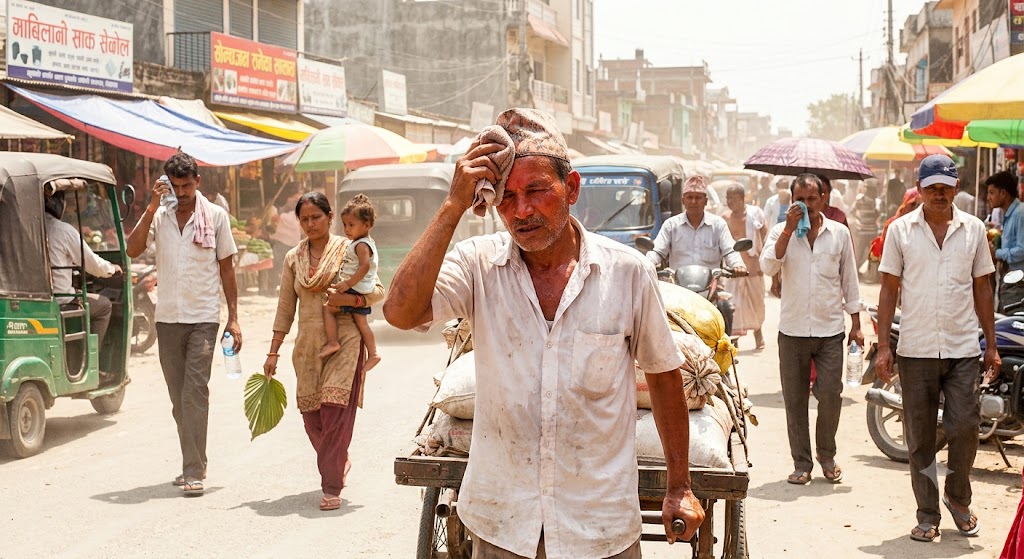 नेपालमा मनसुनको मिश्रित प्रभाव: पूर्वी र मध्य क्षेत्रमा वर्षाको सम्भावना, पश्चिम तराईमा ‘लु’ को जोखिम