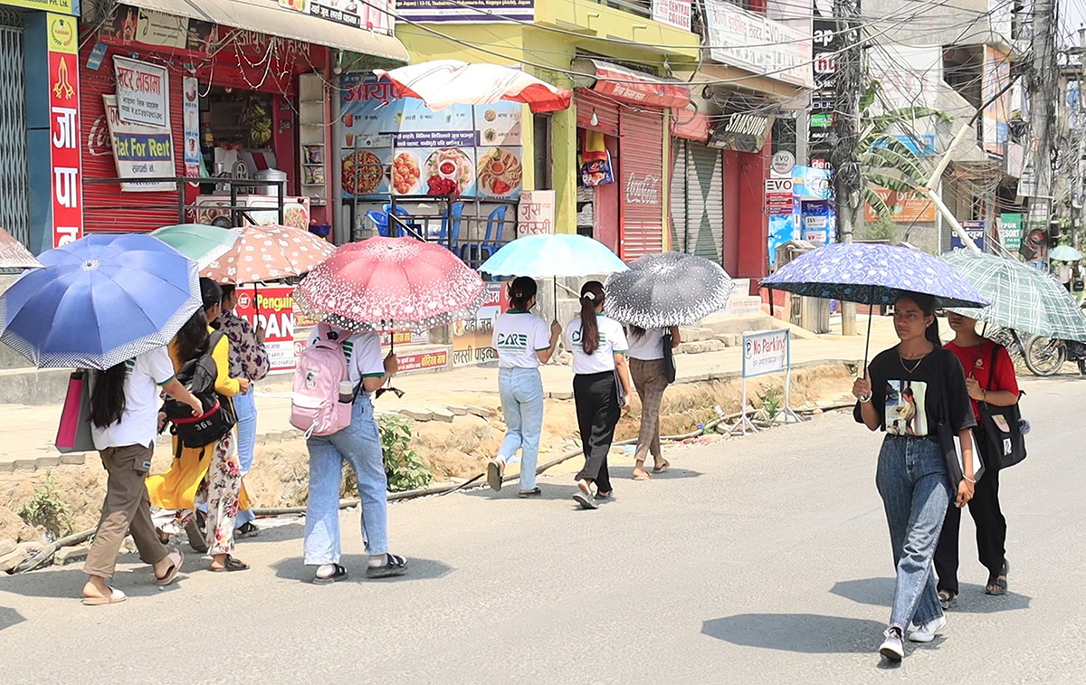 सुदूरपश्चिम र लुम्बिनीका तराई क्षेत्रमा तातो हावाचल्ने सम्भावना