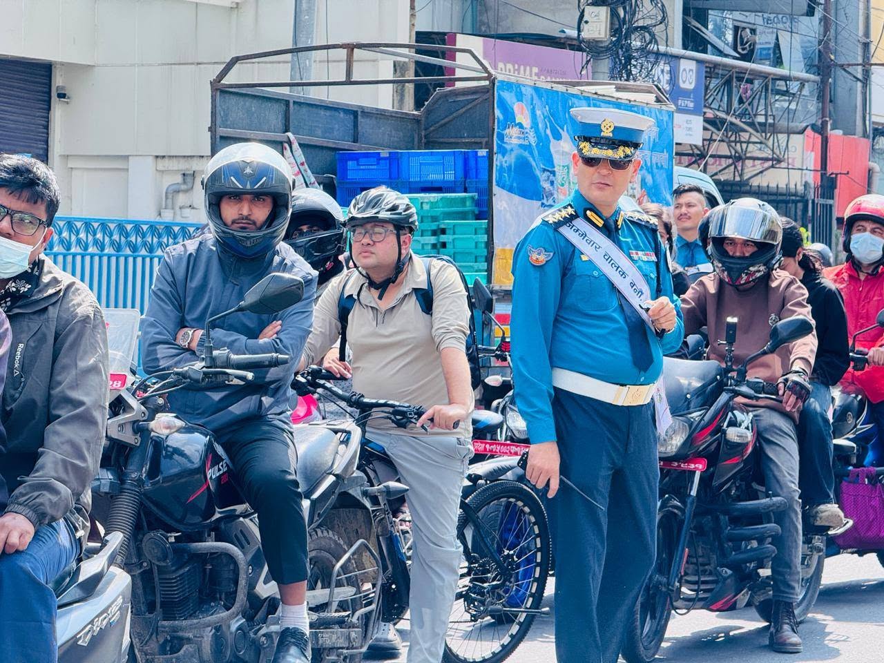 ट्राफिक कारबाहीमा एकै दिन २१ लाख ४० हजार राजस्व संकलन