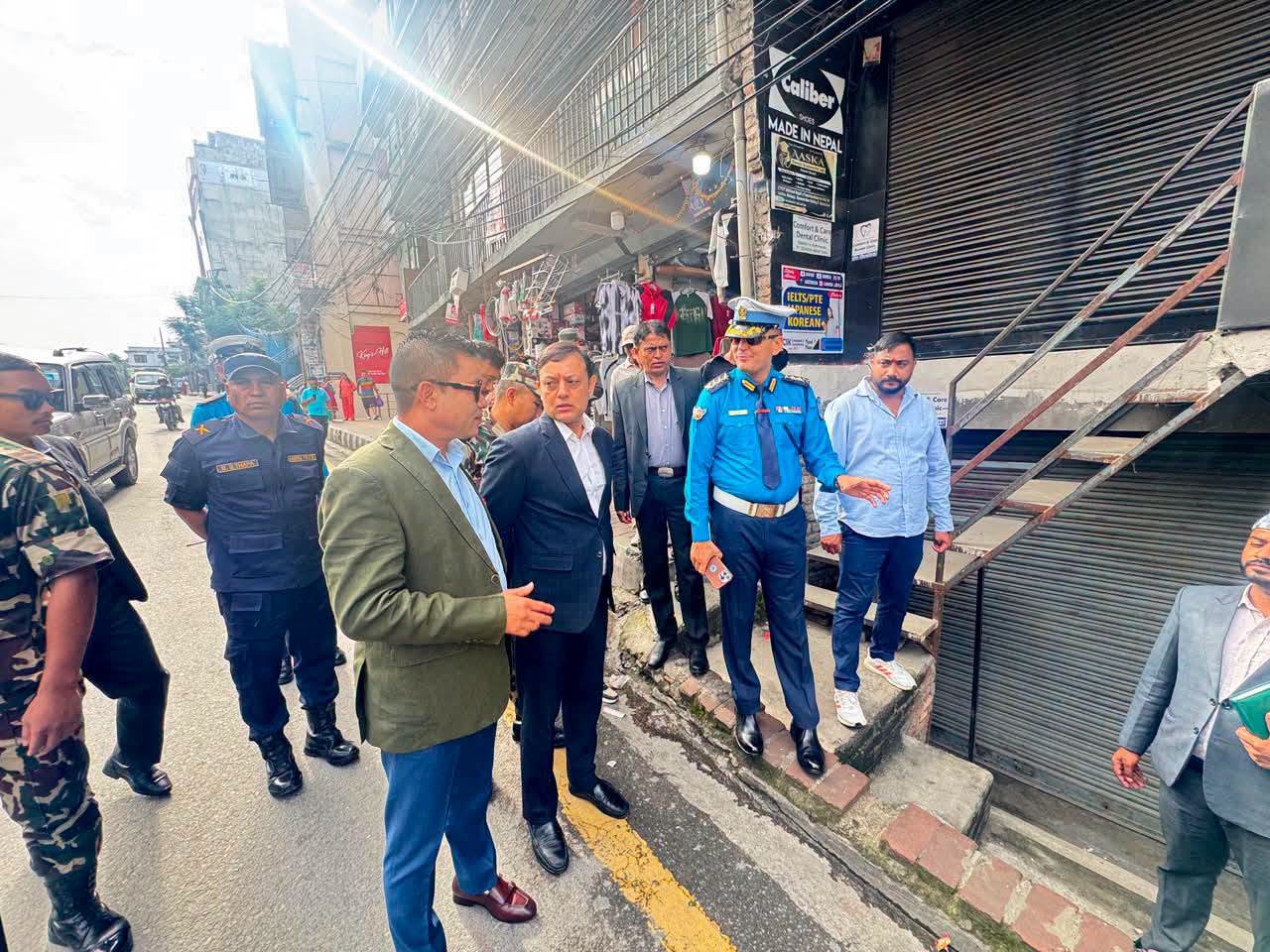 सभामुख अर्यालद्वारा ट्राफिक व्यवस्थापन सहजीकरण तथा सडक पूर्वाधारको अवस्थाबारे स्थलगत अवलोकन