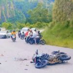गाडीले ठक्कर दिँदा दुई जना घाइते
