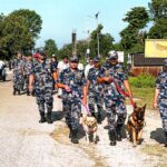 कञ्चनपुरको गड्डाचौकी सीमा नाकामा तालिम प्राप्त डग (K-9) सहित सशस्त्र प्रहरी बल, नेपालको निगरानी विस्तार