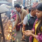 संकटा मन्दिरमा शनिबार दर्शनार्थी
