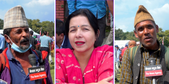 महाधिवेशनस्थलमा टोपीदेखि जुम्लाको स्याउ र कांग्रेसका पुस्तकसम्मको व्यापार